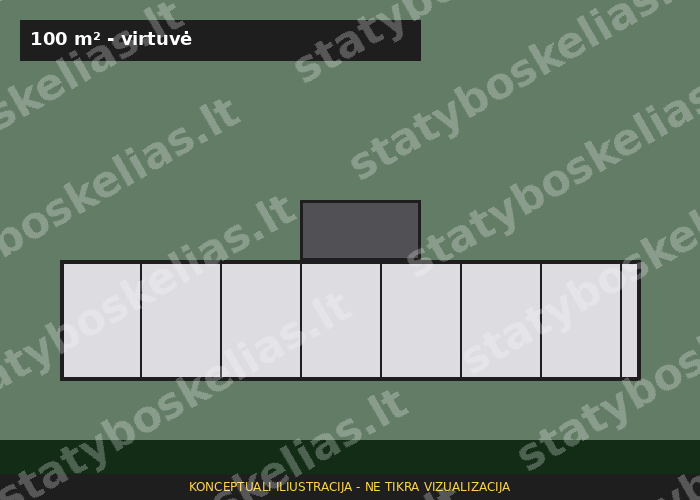 Namas 100 m² - nuotrauka 2