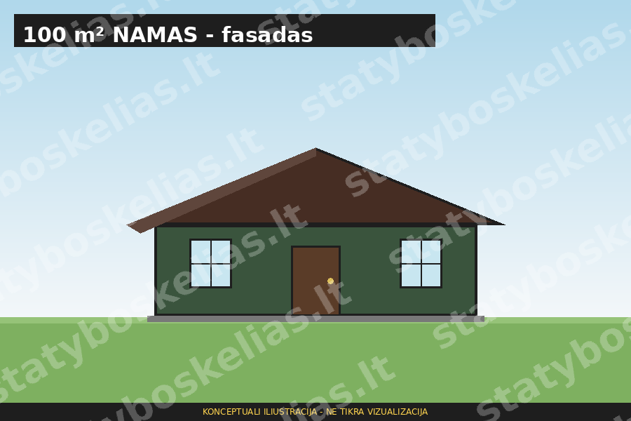 Namas 100 m²
